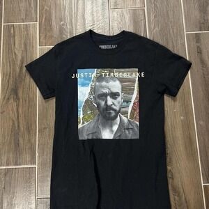 Mens 2018 Justin Timberlake Man Of The Woods Tour Black Concert T-Shirt Tee Sz S